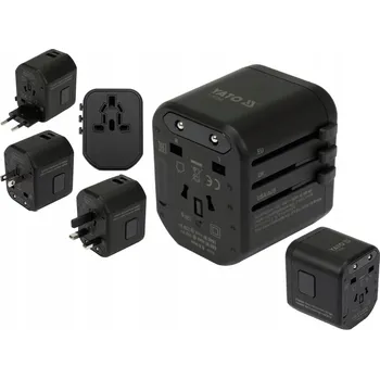 Cestovní adaptér CESTOVNÍ ADAPTÉR UNIV. USB USB-C 18W YT-81300 YATO
