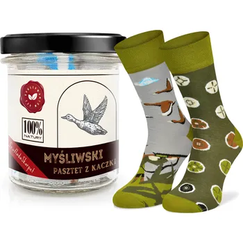 Ponožky SzufladaSkarpet SM1 ve sklenici zelené velikosti 39-42