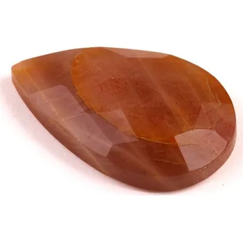 Sběratelství Kabošon Broušený Sunstone č.7782 (38x24x9mm)