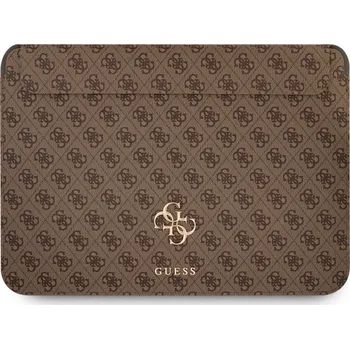 Guess 4G Metal Logo Computer Sleeve 13" – Hnědá