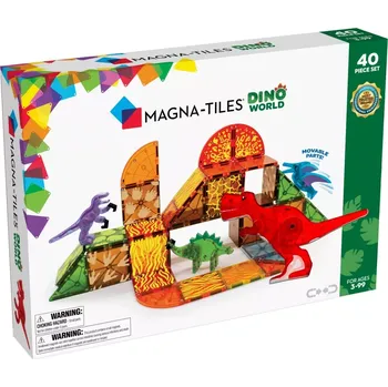 ostatní stavebnice Magna-Tiles: Magnetická stavebnice Dino 40 ks