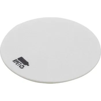 Hefe RPET plstěný podtácek TRANSFER (MAX. 8 BAREV, ∅ 80MM) 1 barva 10 SPODNÍ ČÁST