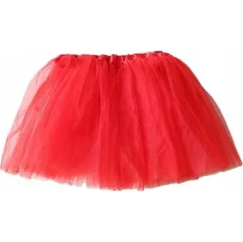 Karnevalový kostým Tylová sukýnka tutu kostým červená, kvalitní provedení