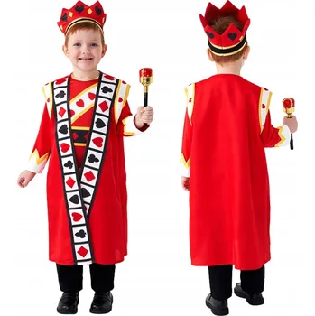 Karnevalový kostým Kostým Král Srdcí Korbi vel. 12