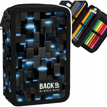 Penál Penál rozkládací dvojitý Back Up