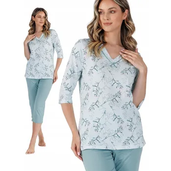 Dámské pyžamo Leveza dámské pyžamo bavlna modré velikost L