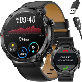 Chytré hodinky SMARTWATCH Pánské GRAVITY GT21-1 TOOTH CALL, DODATEČNÝ PÁSEK (sg025a) Barva (Varianta): tay-51394-uniw