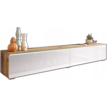 Televizní stolek TV stolek Apollo II, RTV skříňka 140 cm, police pod TV