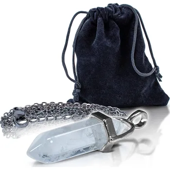 Přívěsek Přívěsek Přívěsek Křišťál Horský přírodní kámen Korunová čakra