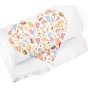 deka Sablio Deka Podzimní srdce - 150x120 cm