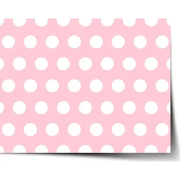 Plakát Sablio Plakát Bílé tečky - 60x40 cm