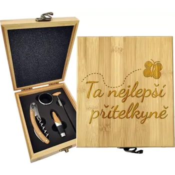 Víno Sablio Dárková sada na víno Ta nejlepší přítelkyně: 147×168×49 mm
