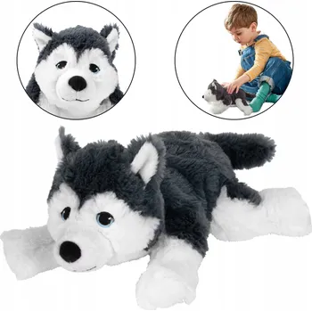 plyšák IKEA LIVLIG PLYŠÁK PES HUSKY 26 CM