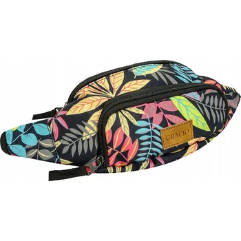 Kabelka Gracio ledvinka Nerka Damska Flower Red vícebarevná