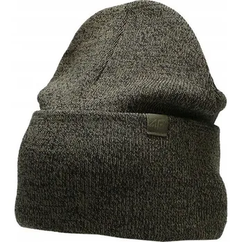 Čepice 4F Zimní čepice beanie zelená, velikost L