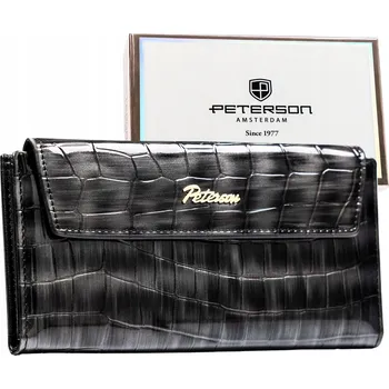 Peněženka Peterson peněženka eko kůže šedá - dámská