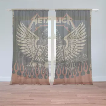 Záclona Sablio Záclony METALLICA Padlý anděl: 2ks 150x250cm