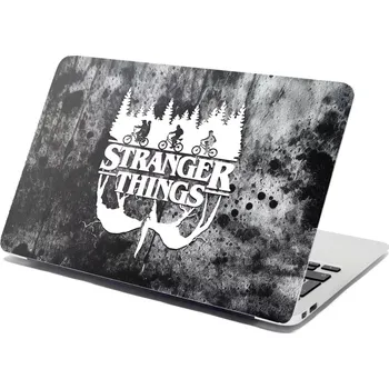 samolepka Sablio Samolepka na notebook Stranger Things White - 29x20 cm
