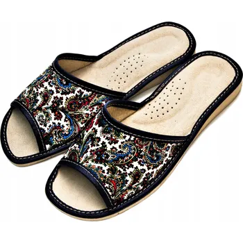 Dámské pantofle Dámské kožené PANTOFLE BABA SANDÁLE POHODLNÉ tureckie pantofle PREMIUM 38