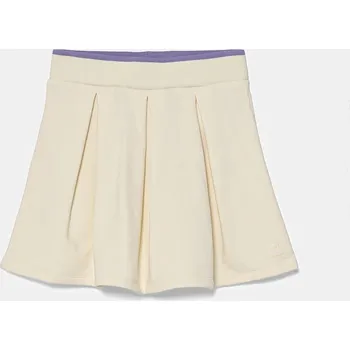 Dámská sukně Dětská sukně United Colors of Benetton béžová barva, mini, áčková, 32N4C0007 32N4C0007.G.Seasonal 01X, vel. 168