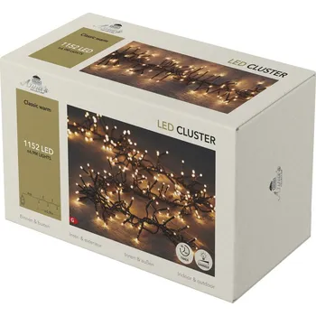 Vánoční dekorace Anna's Collection LED vánoční světýlka s časovačem – kuličky, délka 6,9 m