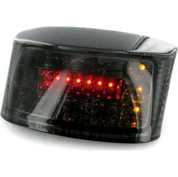 V PARTS Zadní světlo s integrovanými indikátory LED Smoked MBK/Yamaha 601B1M095B