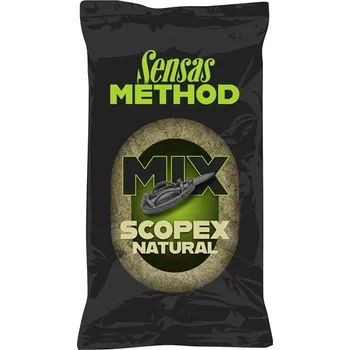 Návnadová surovina Sensas Method Mix 1 kg - Natural Scopex