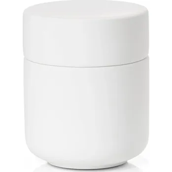 Organizér na kosmetiku Zone Denmark Ume Kameninová dóza s víkem , bílá