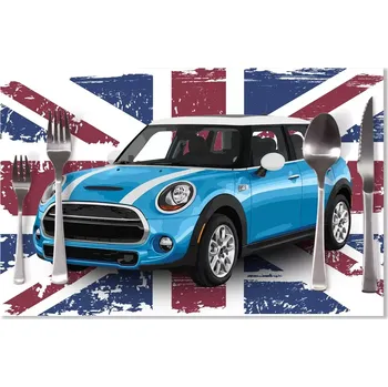 prostírání Sablio Prostírání Mini sedan Britská vlajka: 40x30cm