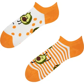 Dámské ponožky Veselé ponožky do tenisek Vtipné avokádo