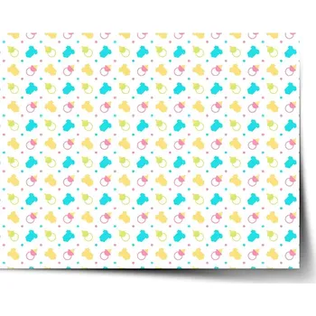 Plakát Sablio Plakát Dudlíky a body - 60x40 cm