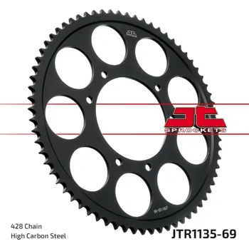 Řetězová sada pro motocykl Řetězová rozeta JT JTR 1135-69 69 zubů, 428