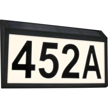 Venkovní osvětlení Briloner 3797015 - LED Solární domovní číslo LED/0,5W/1,2 IP44