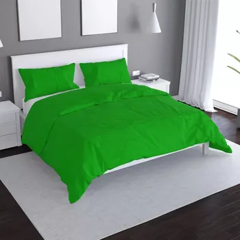 Povlečení Sablio Povlečení Irská zelená - 140x200 / 90x70