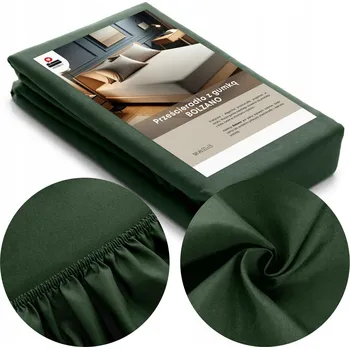 Prostěradlo Prostěradlo s gumou Łóżkoholicy bavlněný satén 180 x 200 cm