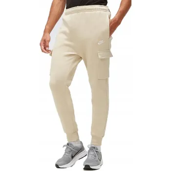 Pánské kalhoty Pánské Cargo Kalhoty Nike Zúžený Střih Ke Kotníkům Club CD3129-206 L