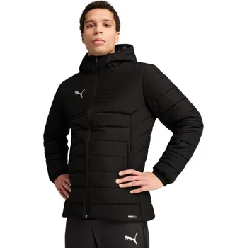 Pánské oblečení Pánské Puma Team Additions Hooded Padded Jacket black 659795 03 pánské M