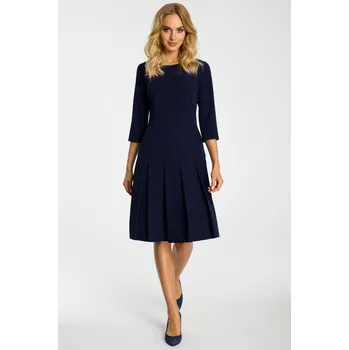 Dámské šaty Šaty M336 -M- Námořnická Modrá MOE