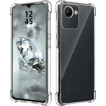 Pouzdro na mobilní telefon Zadní Kryt BBE pro Realme C30, Narzo 50i Prime bezbarvé