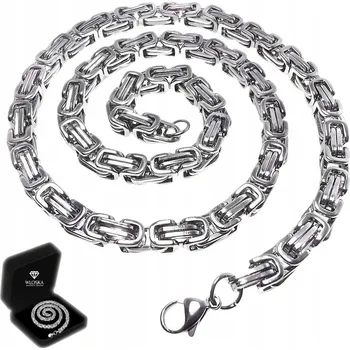 Řetízek HRUBÝ stříbrný řetízek Pánský Řetěz Královský Byzantský Náhrdelník