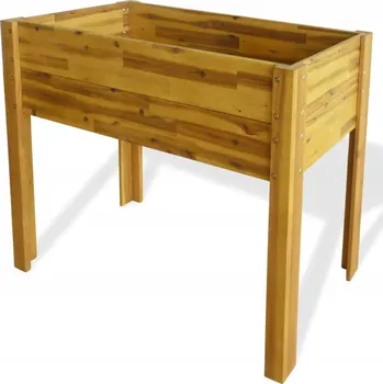 Květináč Květináč VidaXL Květináč dřevěný, béžový, 100 cm x 40 x 84 cm