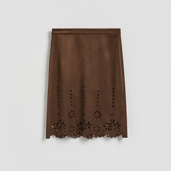 Dámská sukně Reserved - LADIES` SKIRT - zlatavá hnědá - 578JT-82X - 578JT-82X-L