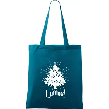 Harry - Lumos stromeček - Taška bavlněná - 42 x 38 cm ( Petrolejová )