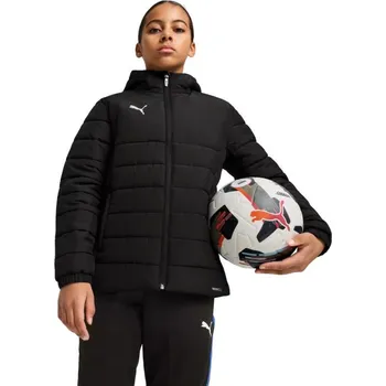 Chlapecká bunda Puma Team Additions Dětská vyteplená bunda s kapucí Black 659738 03 152CM