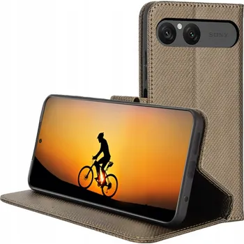 Pouzdro na mobilní telefon POUZDRO PENĚŽENKA S KLOPOU KRYT WALLET CASE PRO SONY XPERIA 10 VII