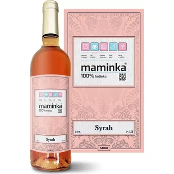 Víno Sablio Růžové víno Maminka: 0,75 l