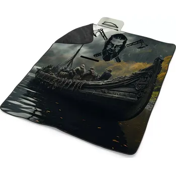 deka Sablio Plážová deka Vikingové Loď: 200x140 cm