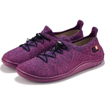 Pánská treková obuv Dámské barefoot boty Brubeck Merino, fuchsia - EU 37