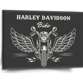 Obraz Sablio Obraz Harley-Davidson S křídly - 150x110 cm