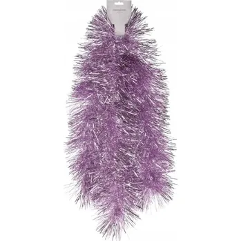 Vánoční dekorace Vánoční řetěz na stromeček růžový ozdobný 200 cm